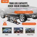 VEVOR 7,000 lb Portable Car Lift with Extended-Length Plates for workshop, garage, storage, or utility use