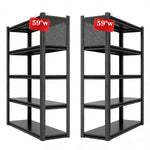 Heavy-Duty Adjustable Garage Shelving with Pegboard for workshop, garage, storage, or utility use
