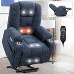 Large Dual-Motor Power Lift Heat & Massage Recliner detail image 58