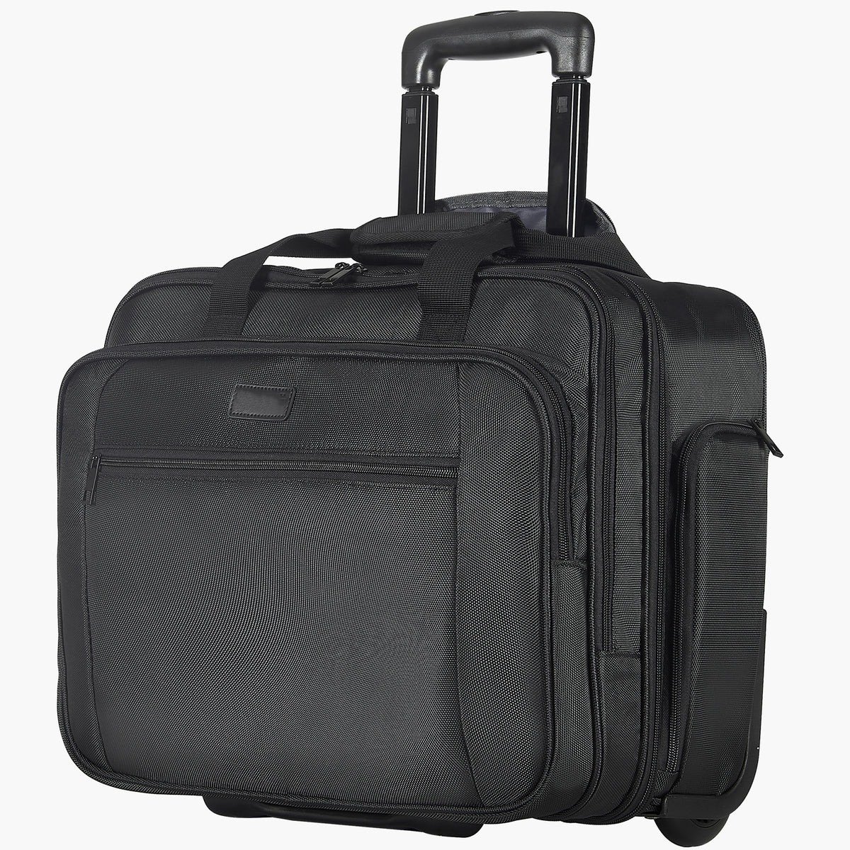 VEVOR rolling laptop bag with wheels and structured storage for work travel