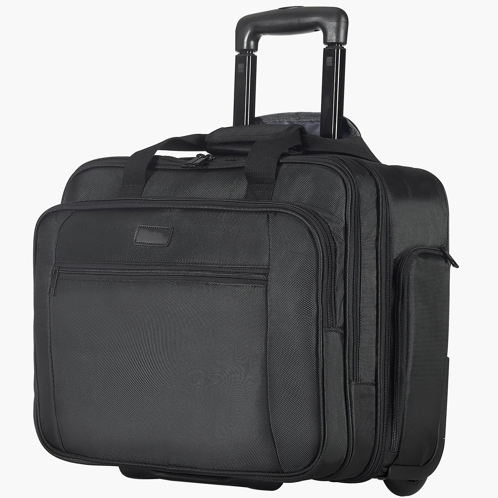 VEVOR rolling laptop bag with wheels and structured storage for work travel
