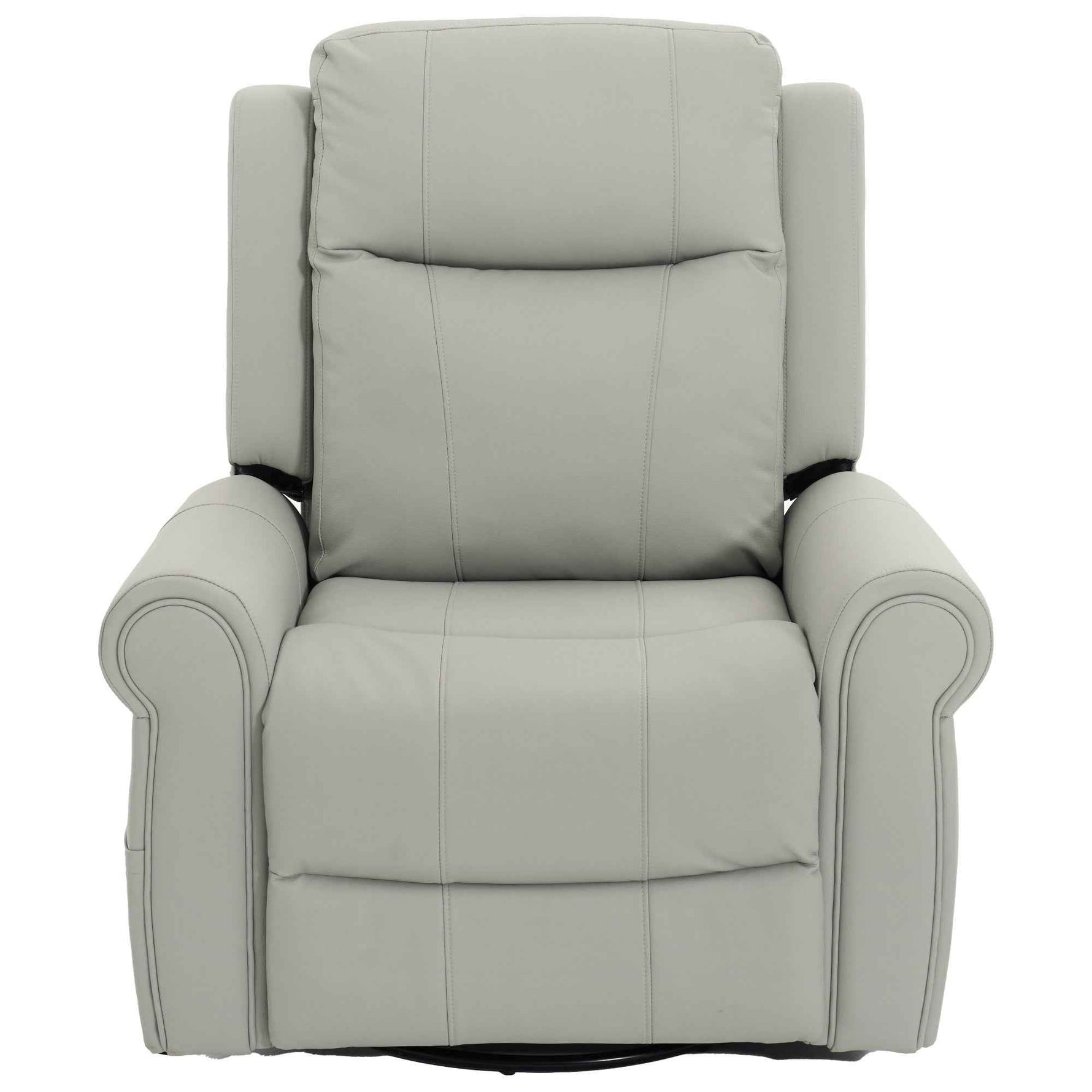 Modern PU Leather Manual Recliner Chair with 270° Swivel, Massage detail image 20