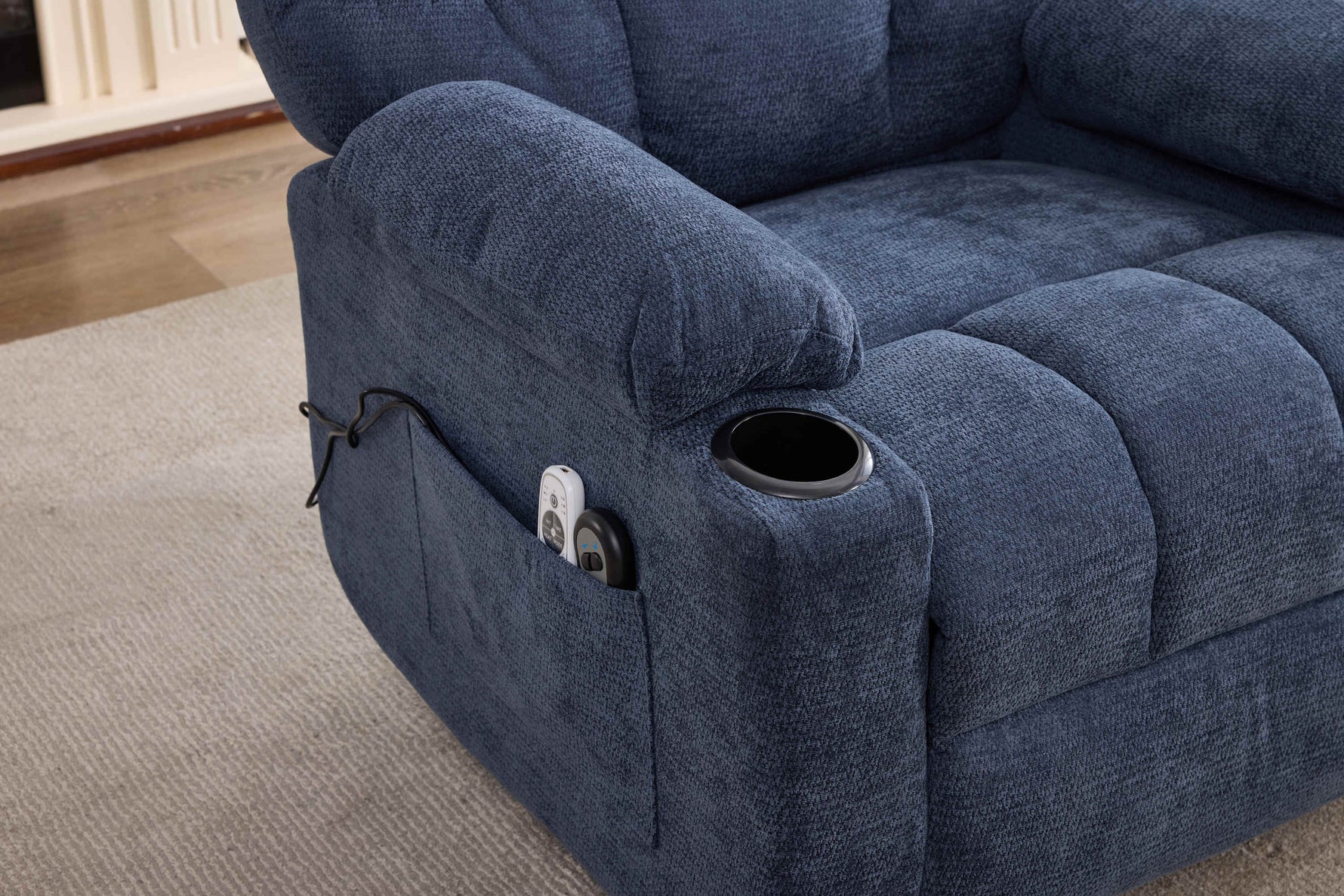 Fabric Heat & Massage Recliner detail image 30