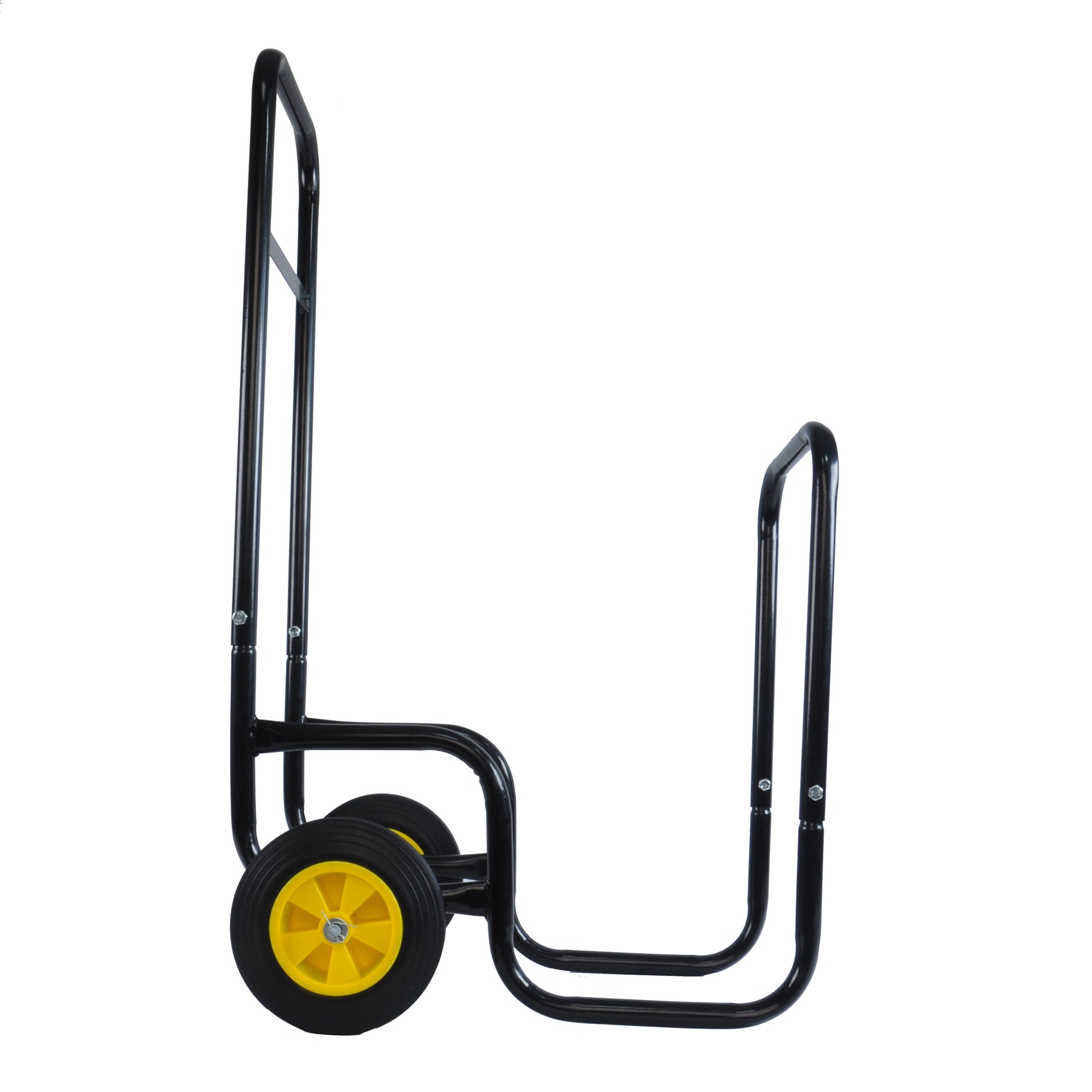 Rolling Steel Firewood Log Cart & Storage Rack for workshop, garage, storage, or utility use