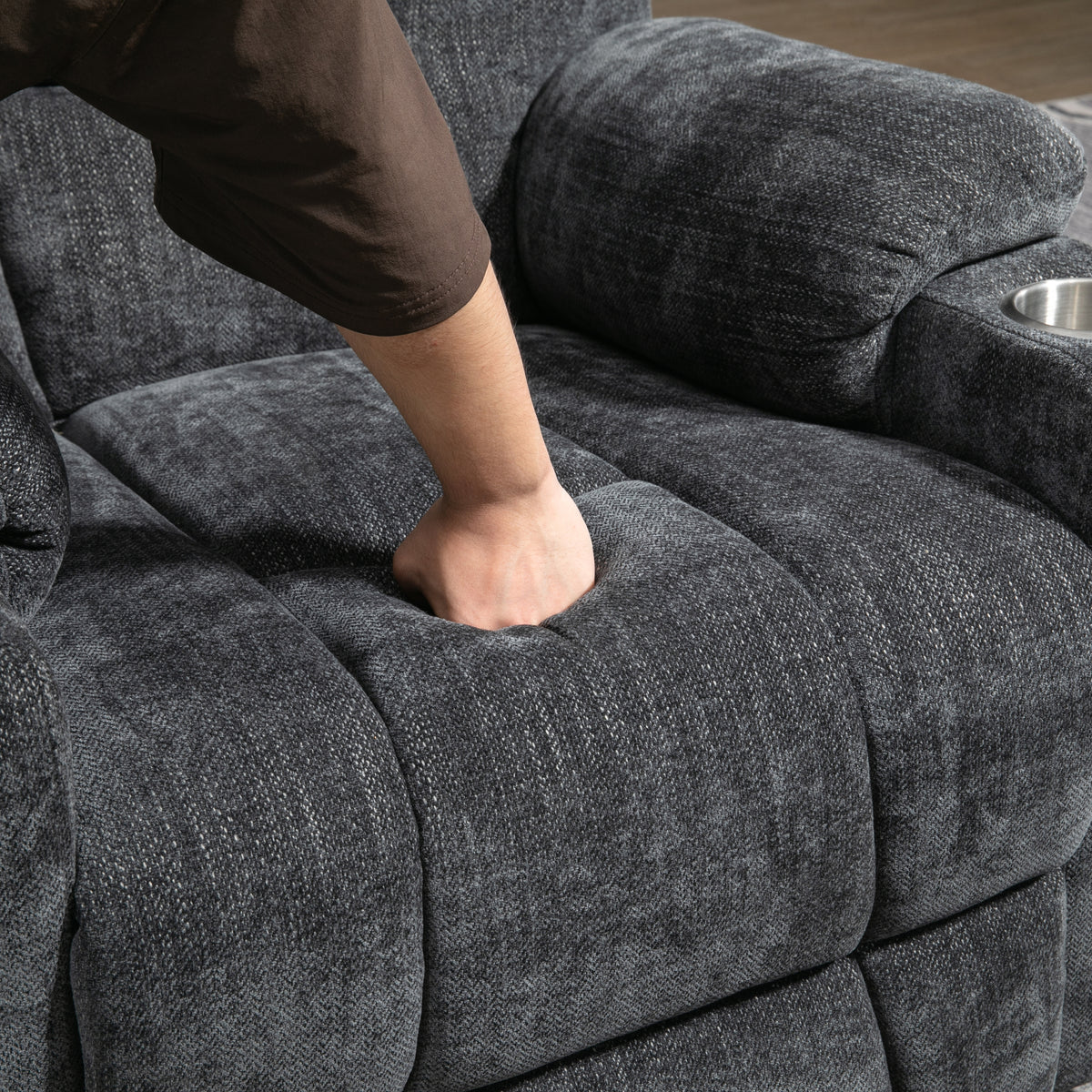 Large Power Lift Heat & Massage Recliner detail image 10