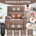 Dual-Motor Power Lift Recliner with Heat & Massage, 350 lb Capacity detail image 73