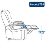Power Chenille Lift Recliner Chair Dual Motor Infinite Position Up to 350 Pounds detail image 32