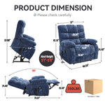 Dual-Motor Lift Recliner with Heat & Massage, 350 lb Capacity detail image 80
