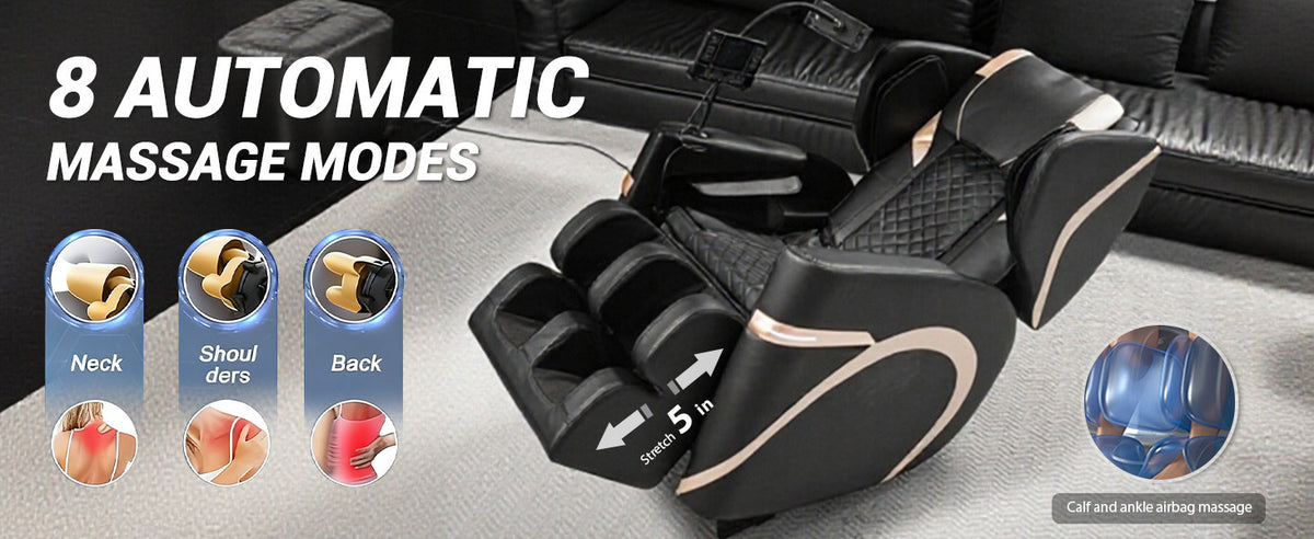 Zero Gravity Massage Recliner with Full-Body Air Pressure detail image 38