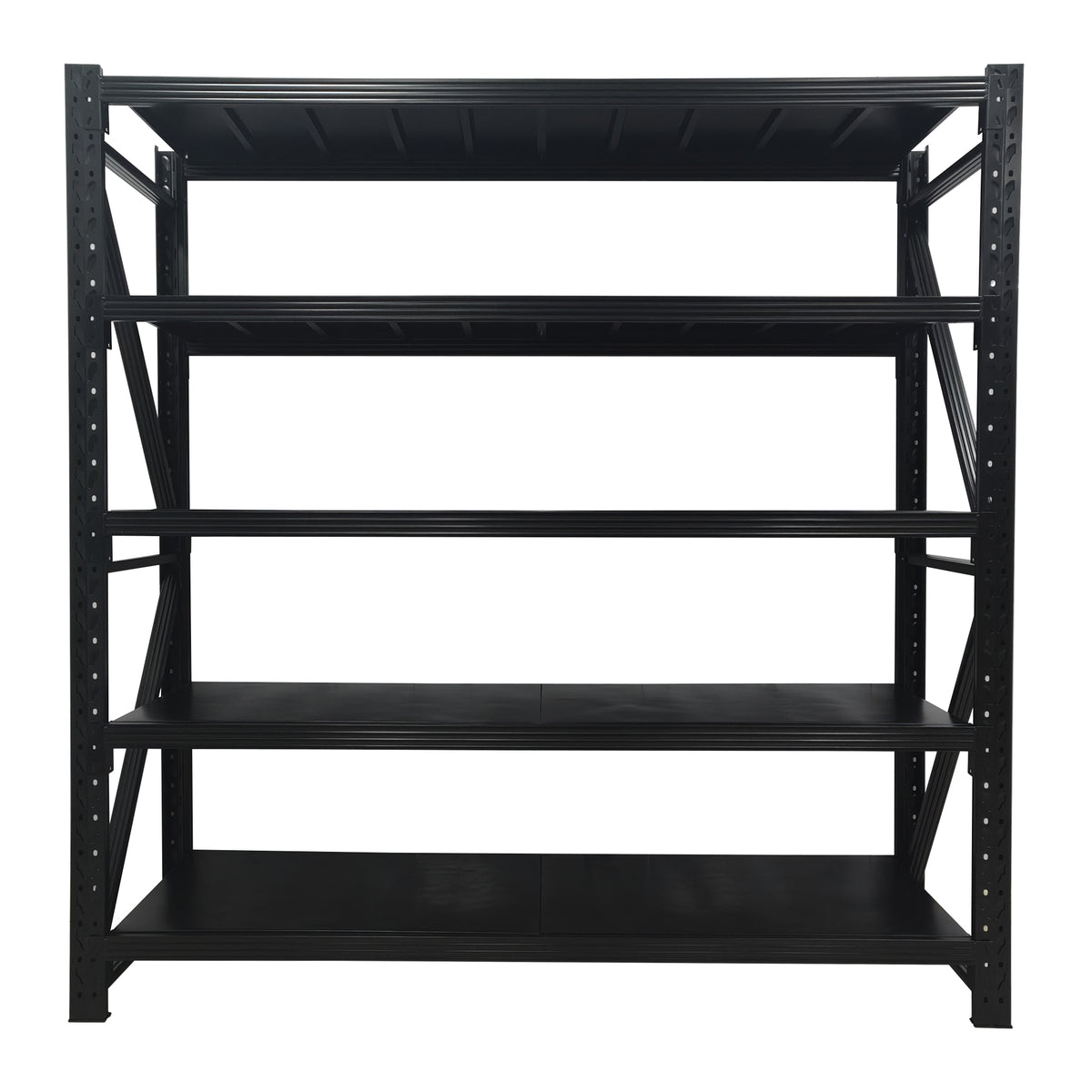 5-Tier Heavy Duty Garage Shelving Unit, Adjustable Metal Storage Rack for workshop, garage, storage, or utility use