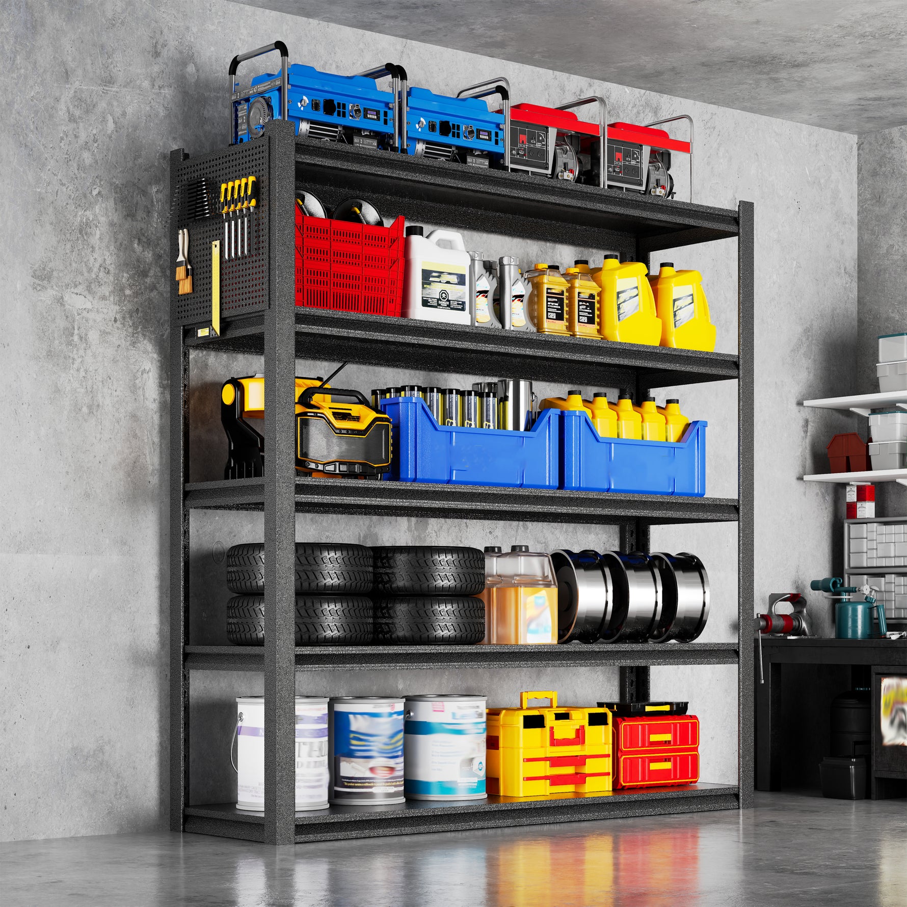 T5667 Storage Shelving for workshop organization and utility