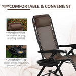 Folding Zero Gravity Rocking Lounge Chair detail image 4