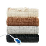 Oversized 50" x 70" Faux Fur Heated Throw detail image 6