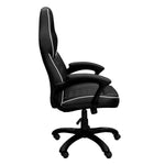 Techni Mobili High-Back Sport Executive Chair, Black for home office seating