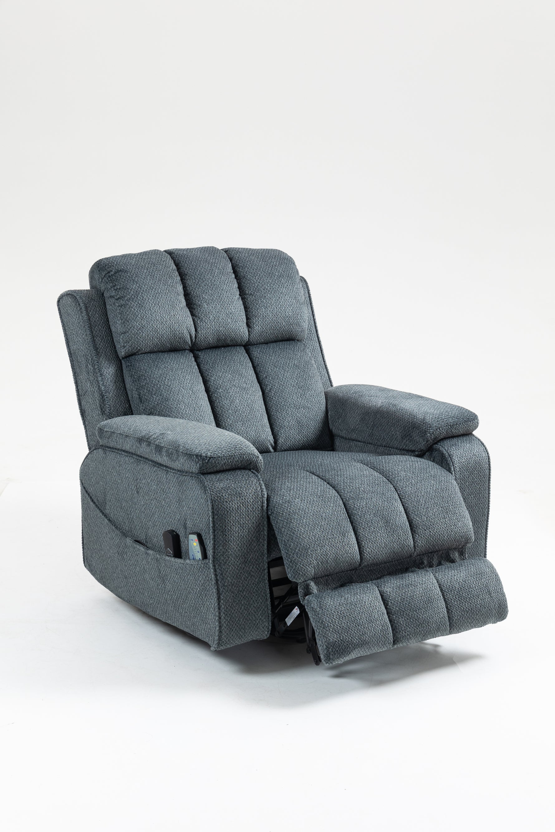 Oversized Lay Flat Recliner with Heat and Massage, Extended Footrest, Cup Holderr detail image 39