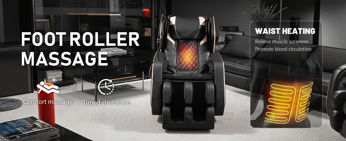 Zero Gravity Massage Recliner with Full-Body Air Pressure detail image 13