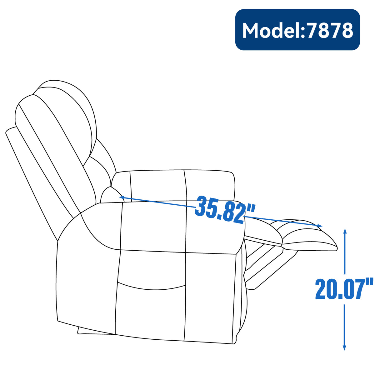 Dual-Motor Power Lift Heat & Massage Recliner detail image 8