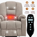 Large Dual-Motor Power Lift Heat & Massage Recliner detail image 44
