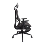 Techni Mobili Reclining Mesh Office Chair with Footrest for home office seating