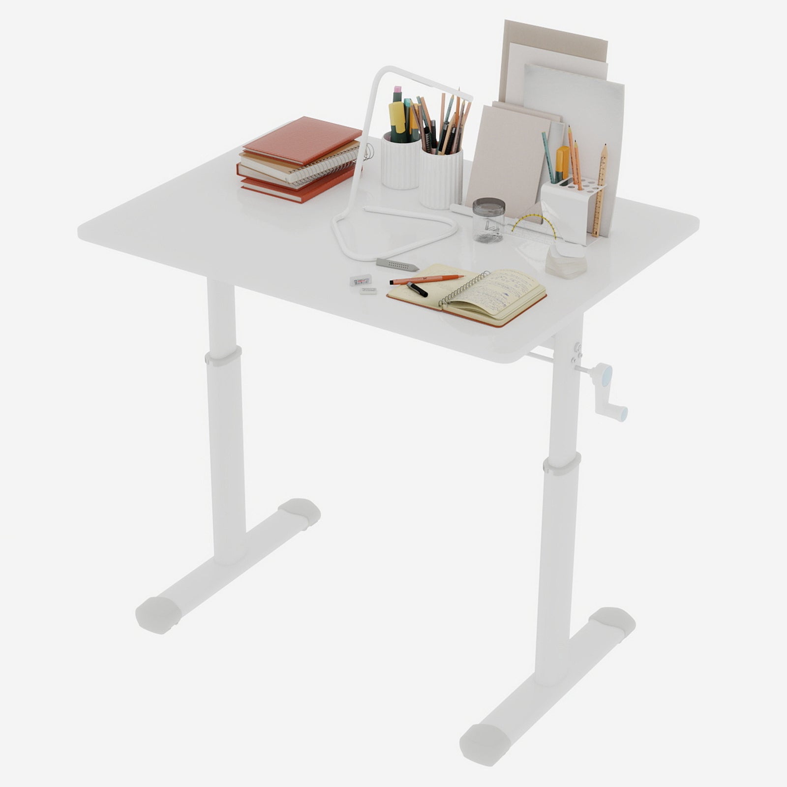 Height Adjustable Study Desk for Home Office workspace desk setup