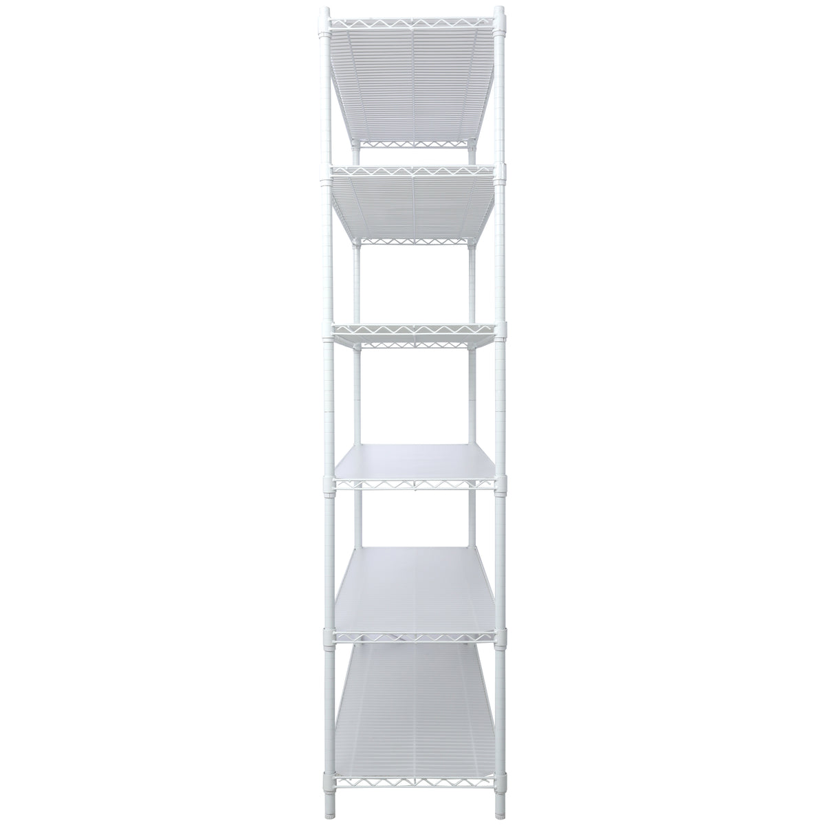 6-Tier NSF Wire Shelving Unit, 6000 lb Capacity for workshop, garage, storage, or utility use