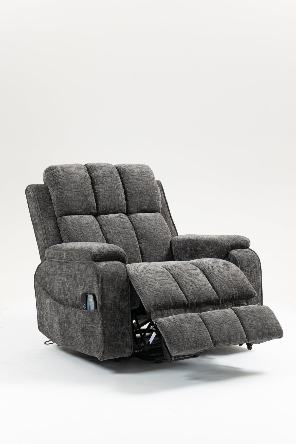 Oversized Lay Flat Recliner with Heat and Massage, Extended Footrest, Cup Holderr detail image 31