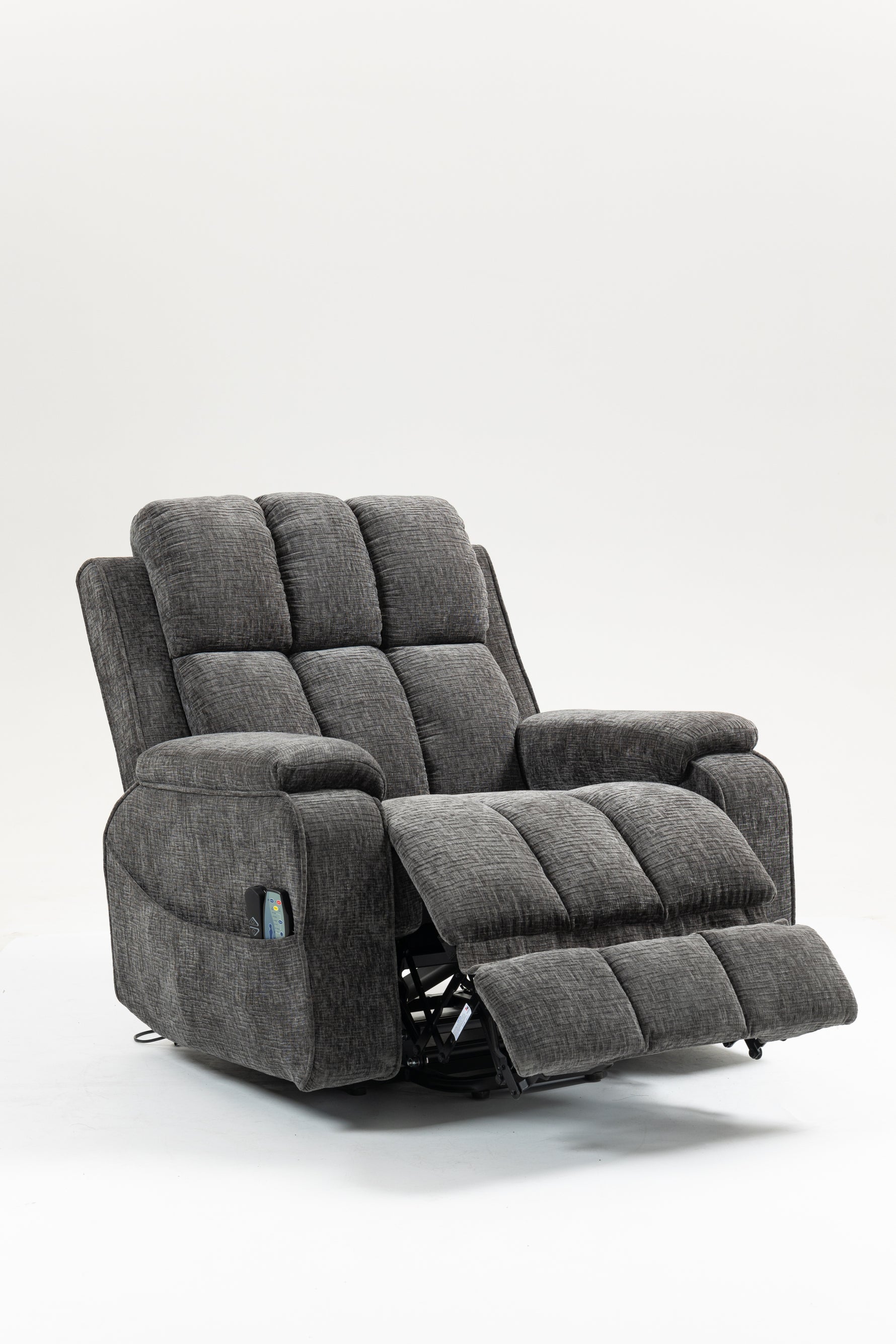 Oversized Lay Flat Recliner with Heat and Massage, Extended Footrest, Cup Holderr detail image 31