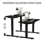 55" x 24" Electric Standing Desk workspace desk setup