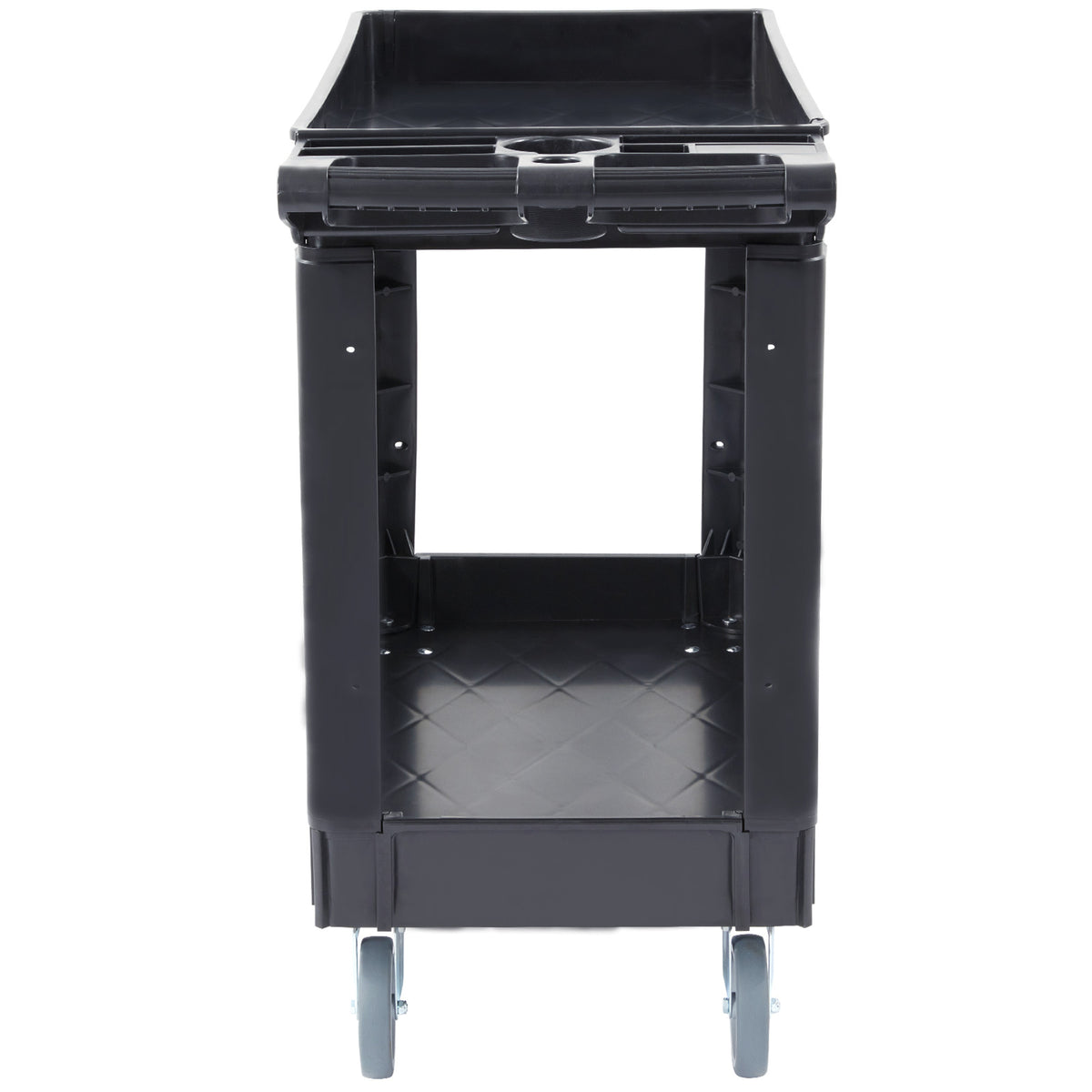 Heavy-Duty Rolling Utility Service Cart with 360° Swivel Wheels for workshop, garage, storage, or utility use