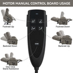 Chenille Dual-Motor Power Lift Recliner, 350 lb Capacity detail image 46
