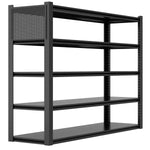 Heavy-Duty Adjustable Garage Shelving with Pegboard for workshop, garage, storage, or utility use