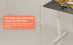 Height Adjustable Study Desk for Home Office workspace desk setup