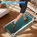 Foldable Under-Desk Walking Pad with Handlebar & Incline under-desk walking pad