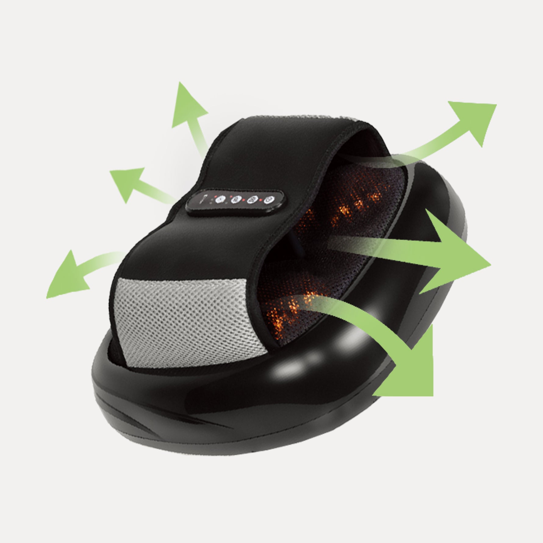 Heated Foot Massager, Black detail image 5