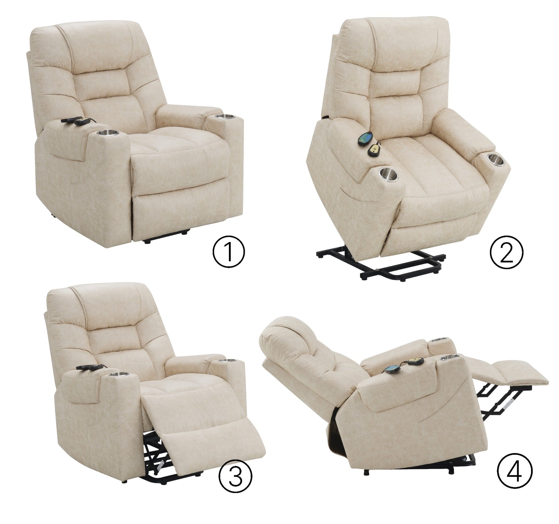 Power Lift Heat & Massage Recliner detail image 13