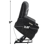 Large Power Lift Heat & Massage Recliner detail image 5