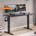 48" x 24" Electric Standing Desk workspace desk setup