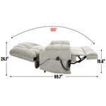 Dual-Motor Heat & Massage Power Lift Recliner, 350 lb Capacity detail image 10