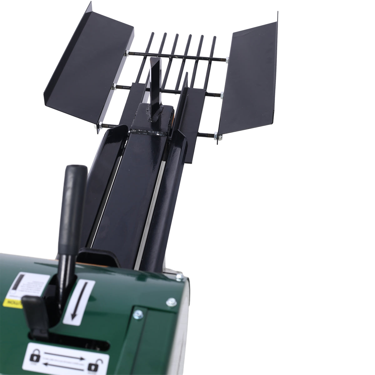 12-Ton Portable Electric Horizontal Log Splitter for workshop, garage, storage, or utility use