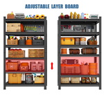 Heavy-Duty Adjustable Metal Storage Shelving Units for workshop, garage, storage, or utility use