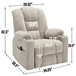 Large Dual-Motor Power Lift Heat & Massage Recliner detail image 93
