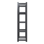 Industrial Heavy Duty Adjustable Metal Mesh Storage Shelving Unit for workshop, garage, storage, or utility use