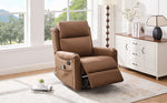Modern Manual Recliner with 8-Point Massage and Heating, Swivel Rocking detail image 18