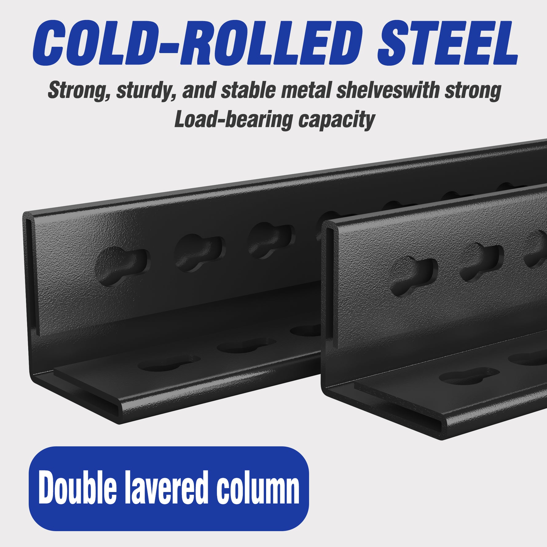 Heavy-Duty Adjustable Metal Storage Shelving Units for workshop, garage, storage, or utility use