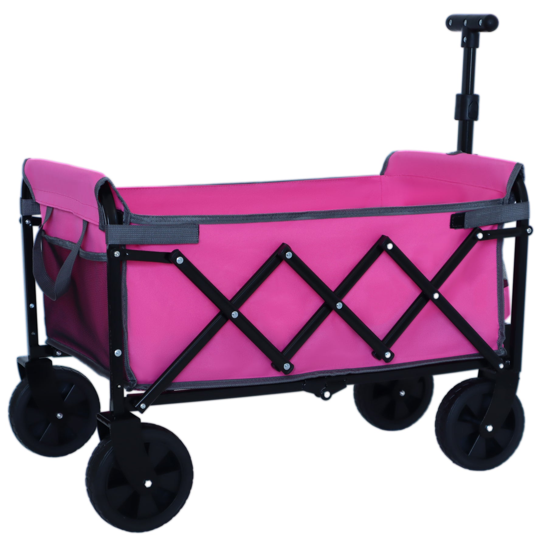 Expandable Dual-Layer Utility Wagon for workshop, garage, storage, or utility use