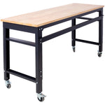 60" Rolling Adjustable Workbench workshop project bench