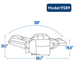 Dual-Motor Heat & Massage Power Lift Recliner, 350 lb Capacity detail image 94