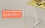 Height Adjustable Study Desk for Home Office workspace desk setup