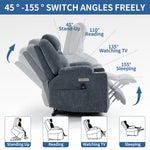Dual-Motor Leather-Air Power Lift Recliner detail image 65