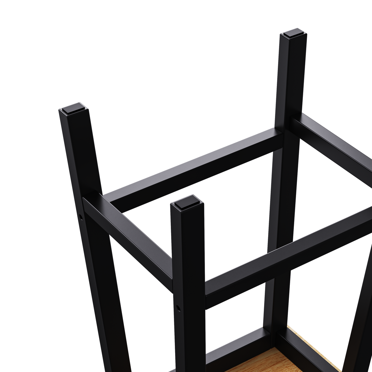 53 in. Farmhouse Kitchen Island with Power Outlet & Stools product view 119